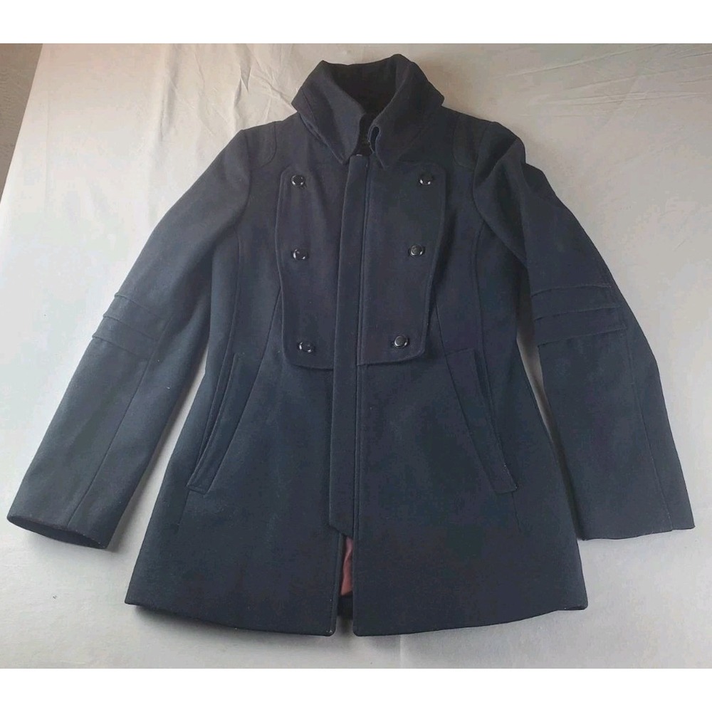 G-Star Raw New Camden Jacket Womens Small S Black Wool Blend